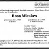 Mieskes Rosa 1917-1997 Todesanzeige